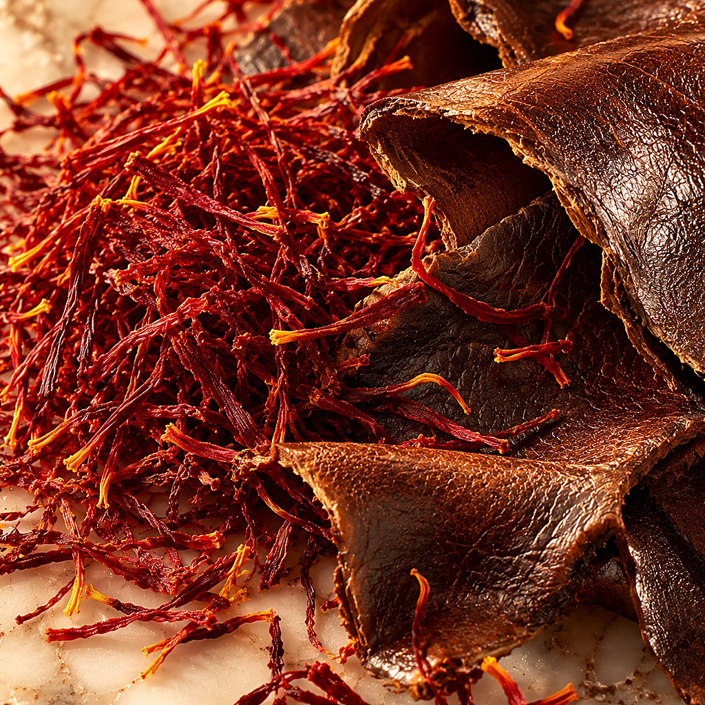 Saffron Leather